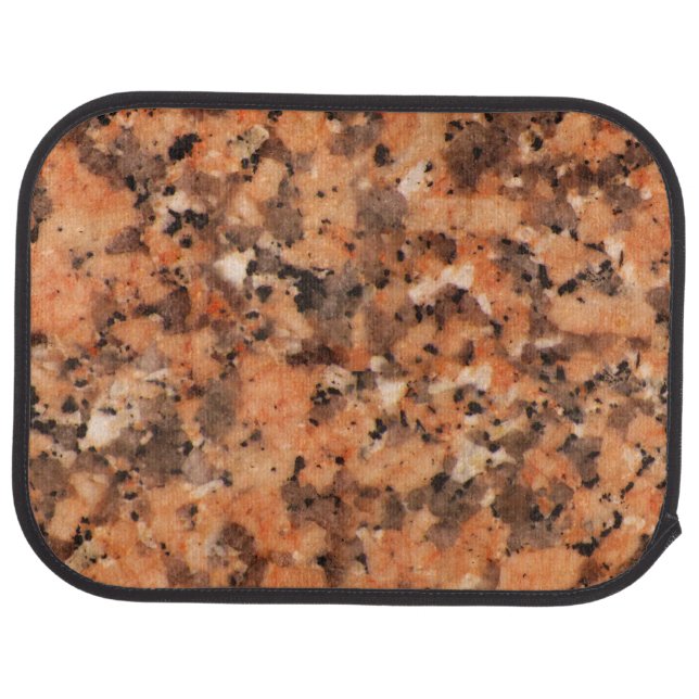 Geology Spotted Surface Stone Texture Car Mat (Rear)