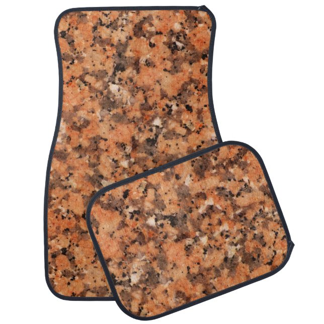 Geology Spotted Surface Stone Texture Car Mat (Set)
