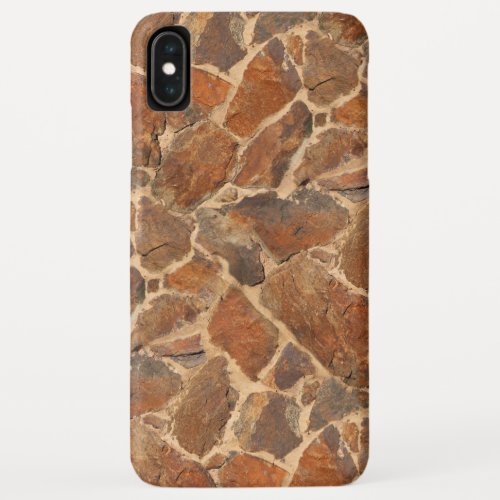 Geology Stonewall Pattern Warm Golden iPhone XS Max Case