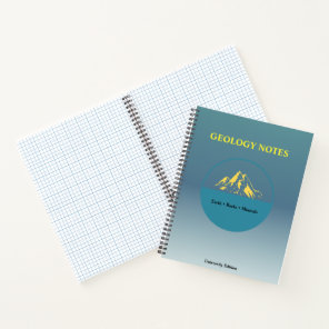 Geology Study Notebook – Minimal Academic Design