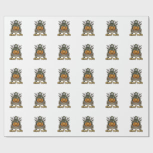 Geology Teacher You Cant Scare Me Halloween Skelet Wrapping Paper