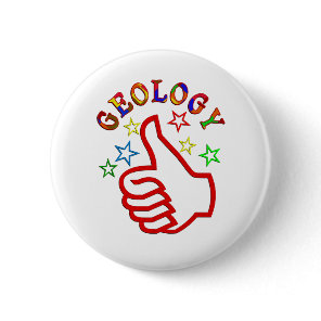 Geology Thumbs Up Pinback Button
