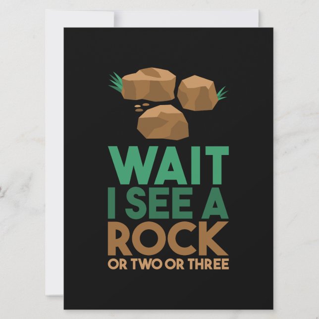 Geology - Wait I See A Rock (Front)