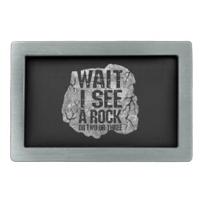 Geology - Wait I See A Rock Belt Buckle