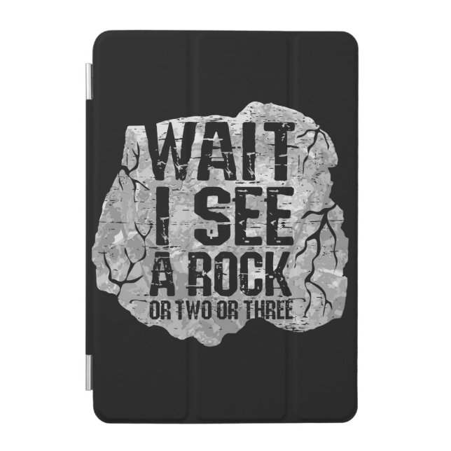 Geology - Wait I See A Rock iPad Mini Cover (Front)