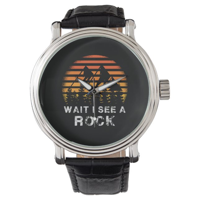 Geology - Wait I See A Rock  Watch (Front)