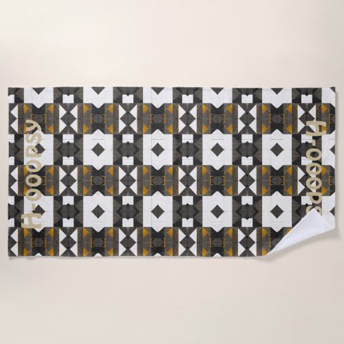 GeoLuxe Beach Towel