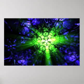 Geomancy (Green) Poster