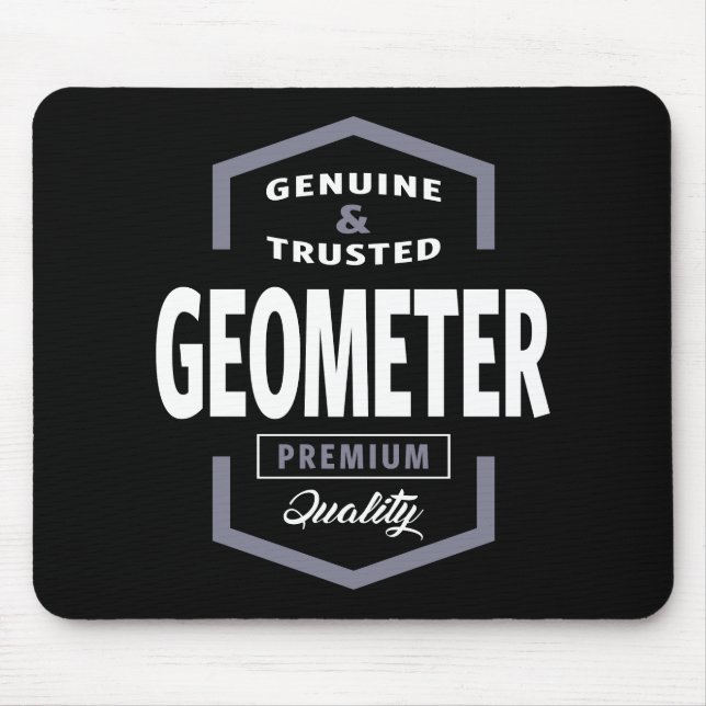 Geometer | Gift Ideas Mouse Pad (Front)