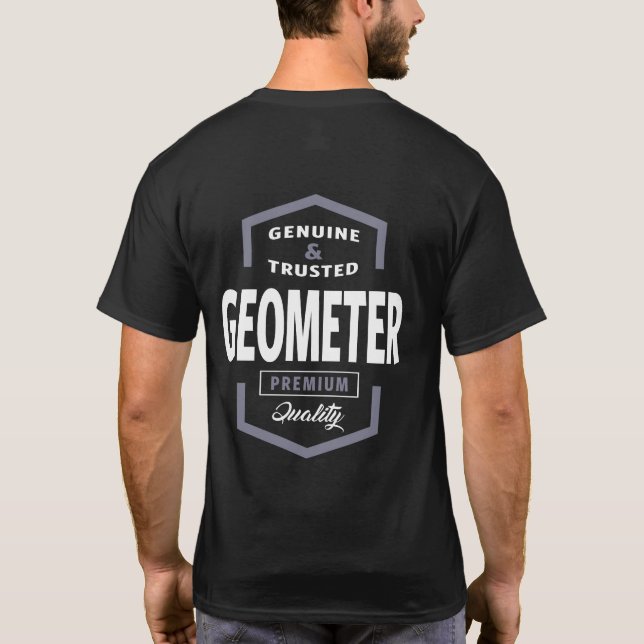 Geometer | Gift Ideas T-Shirt (Back)