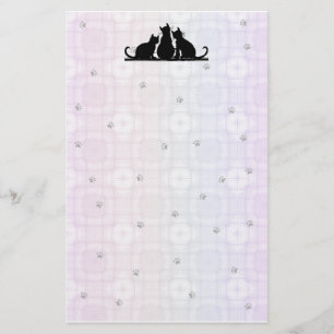 Geometic-Paws, Cats Stationery