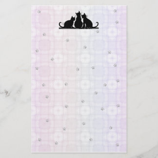 Geometic-Paws, Cats Stationery