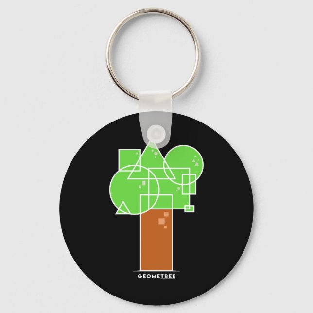 Geometree I Keychain (Front)