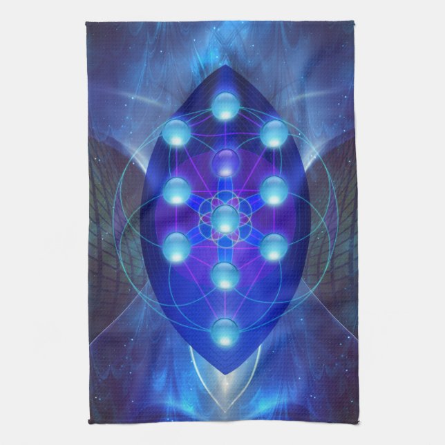 Geometree - Tree Of Life Kitchen Towel (Vertical)