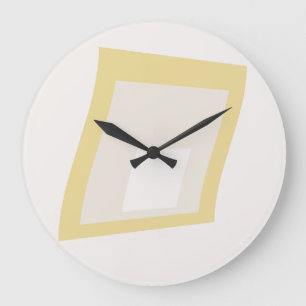 Geometria de Geomesky by Masanser Pixelat Large Clock