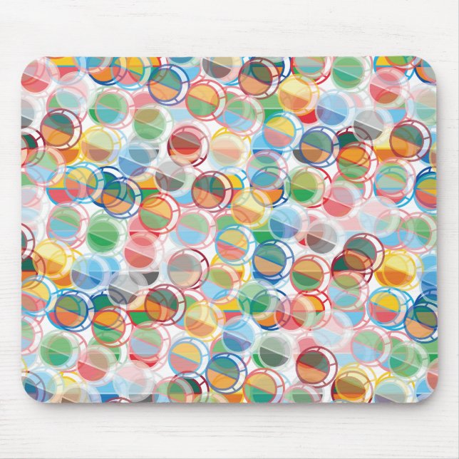 Geometria de Geomesky by Masanser Pixelat Mouse Pad (Front)