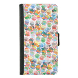 Geometria de Geomesky by Masanser Pixelat Samsung Galaxy S5 Wallet Case