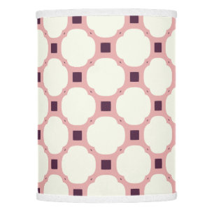 Geometric 008 neutral & pink lamp shade