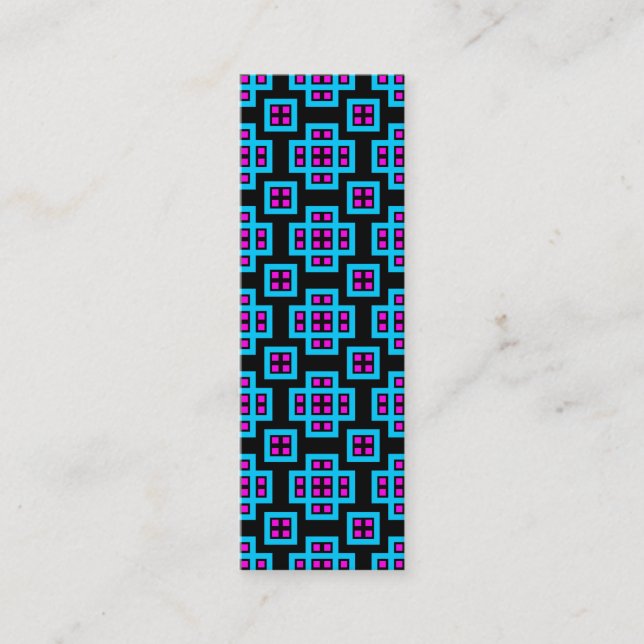 Geometric 030614 - Colors 01 Mini Business Card (Front)