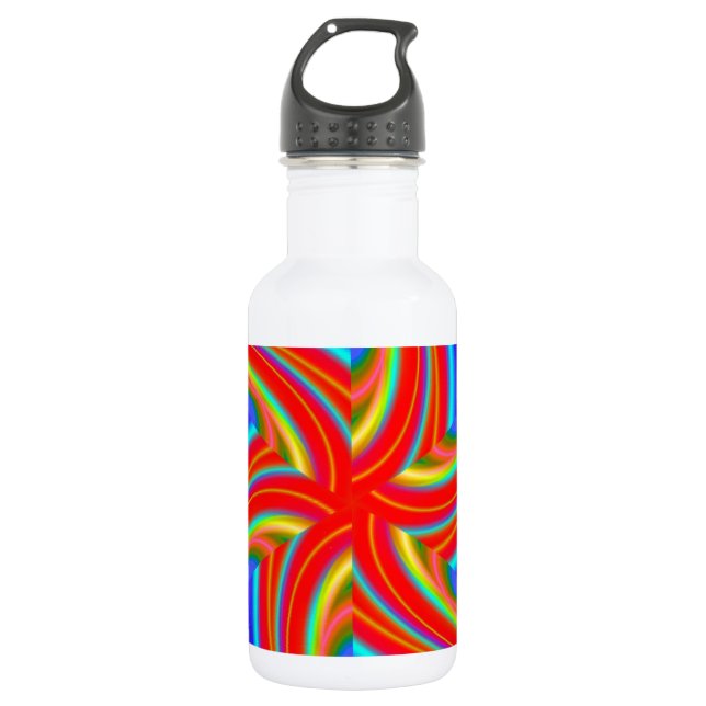 Geometric 160614 (04) stainless steel water bottle (Front)