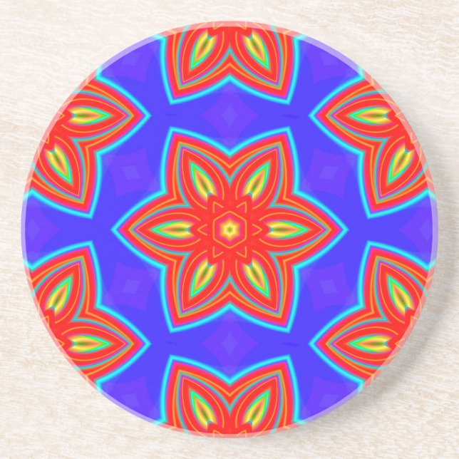 Geometric 160614 (05) drink coaster (Front)