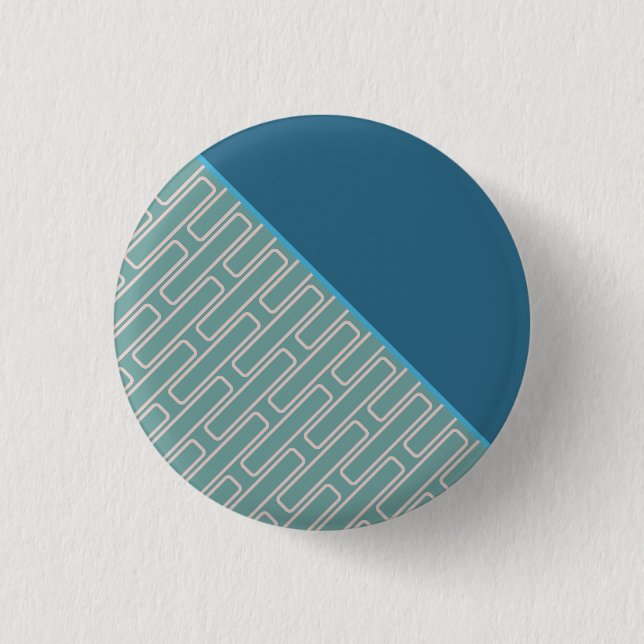 Geometric 1 Abstract Pattern Button (Front)