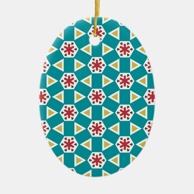 Geometric 230614 (01) ceramic ornament (Front)