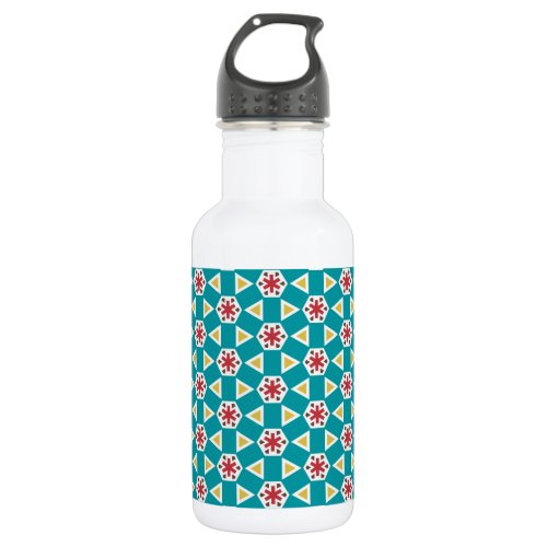 Geometric 230614 01 stainless steel water bottle