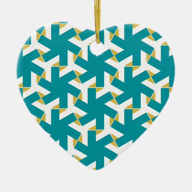 Geometric 230614 (03) ceramic ornament (Front)