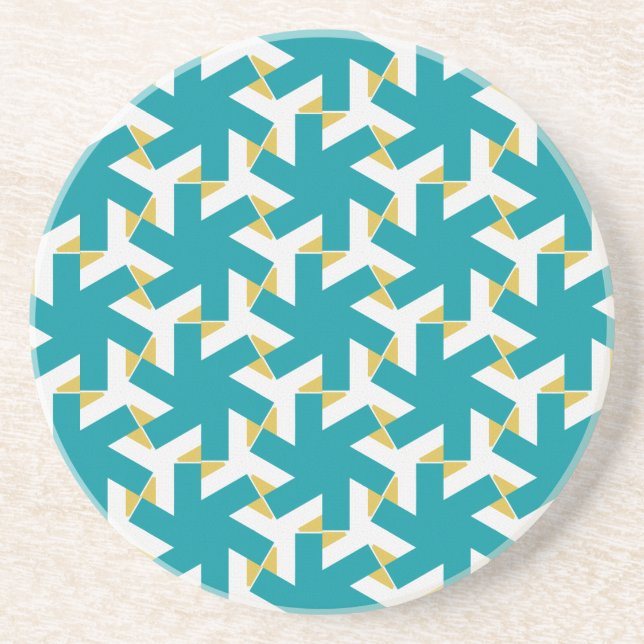 Geometric 230614 (03) drink coaster (Front)