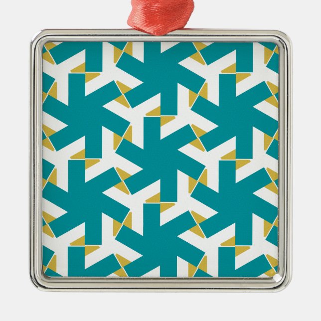 Geometric 230614 (03) metal ornament (Front)