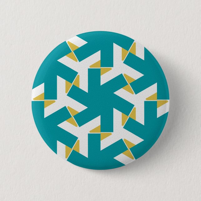 Geometric 230614 (03) pinback button (Front)