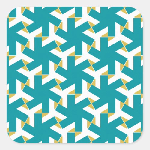 Geometric 230614 03 square sticker