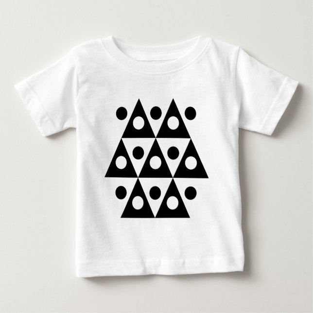 Geometric 260514 - Black Baby T-Shirt (Front)