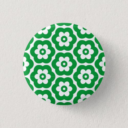 Geometric 290514 3 _ Grass Green on White Button