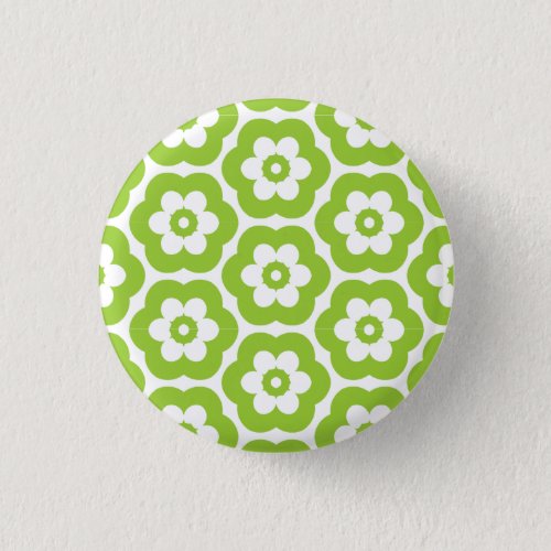 Geometric 290514 3 _ Martian Green on White Button