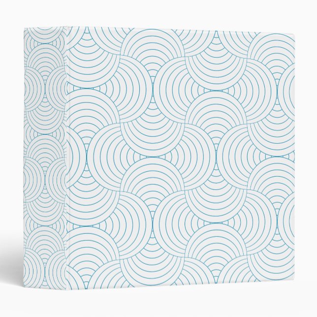 geometric #2 3 ring binder (Front/Spine)