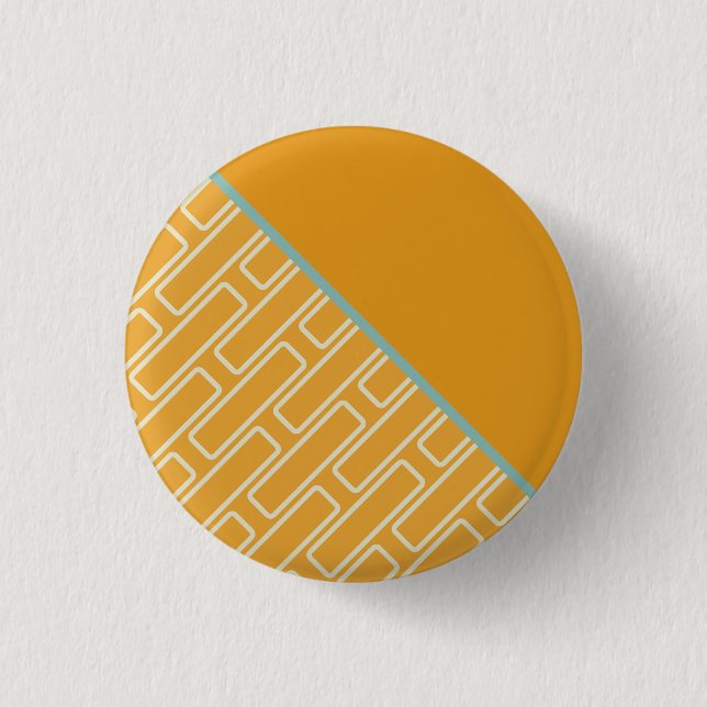 Geometric 2 Abstract Pattern Button (Front)