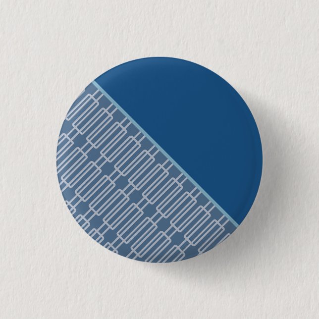 Geometric 2 Abstract Pattern Button (Front)