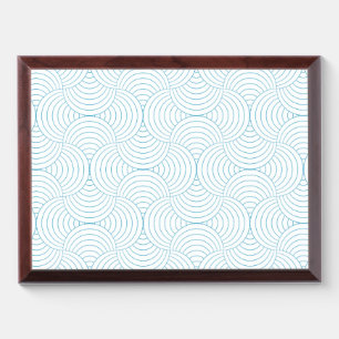 geometric #2 award plaque