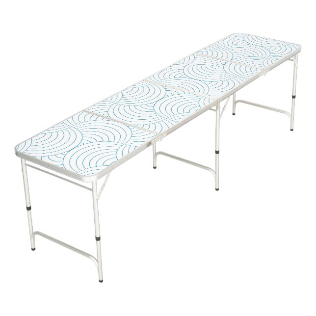 geometric #2 beer pong table (Angled)