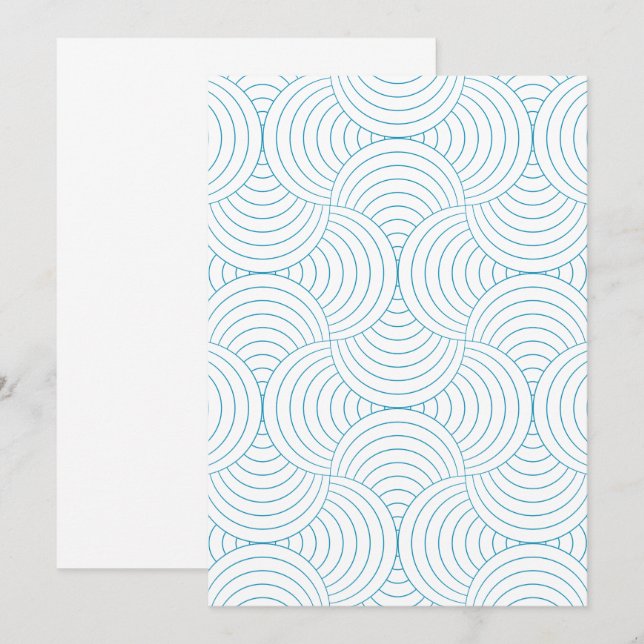 geometric #2 invitation (Front/Back)
