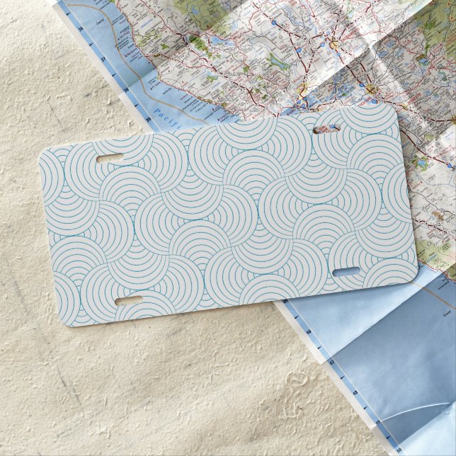 geometric #2 license plate (In Situ)