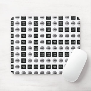 Geometric 2 Logo Pattern Design Mouse Pad