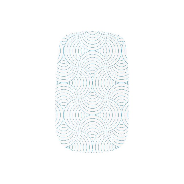 geometric #2 minx nail art (Right Thumb)