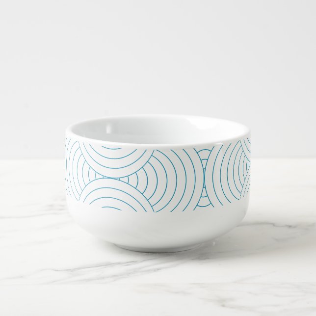 geometric #2 soup mug (Front)