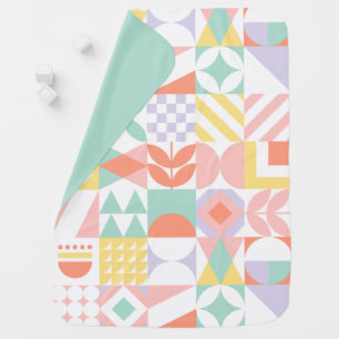 geometric #32 baby blanket
