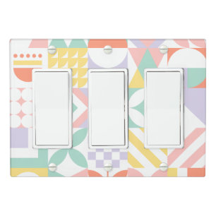geometric #32 light switch cover