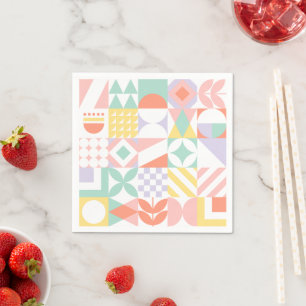 geometric #32 napkins