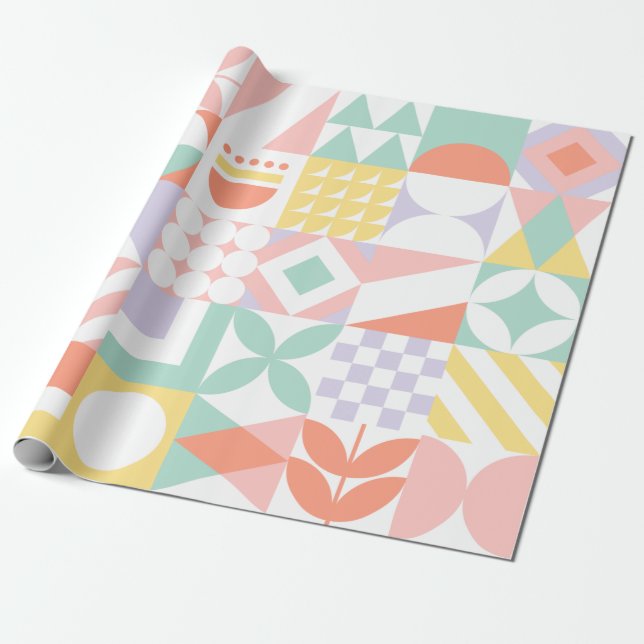 geometric #32 wrapping paper (Unrolled)